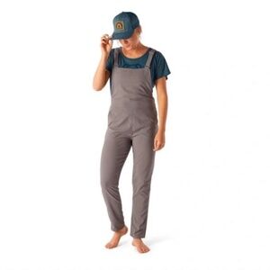 Flylow Womens Life Bib Overalls Tan/Grey color